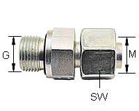 Gerader Einschraubstutzen Typ EVGE