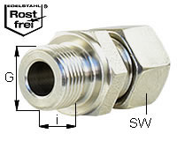 Gerade Einschraubverschraubung Typ GE