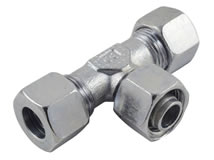 Isometrische Ansicht Einstellbare T-Verschraubung Typ EVT