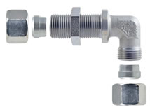 Explosionsbild Winkel-Schottverschraubung Typ WSV