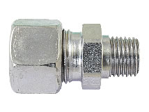 Gerade Einschraubverschraubung GE, Rkeg.-Gewinde