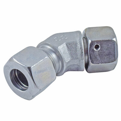 Einstellbare W-Verschraubung Typ 45EVW,12L, M18x1,5, PE-45EVW12-PL