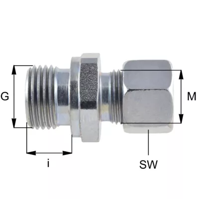 Gerade Einschraubverschraubung