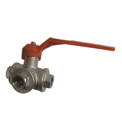 3-Wege-Kugelhahn - T-Bohrung