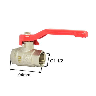 Niederdruckkugelhahn mit Innengewinde G1 1/2"