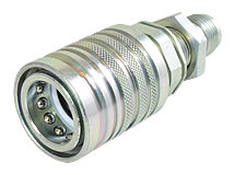 Muffe mit Schottanschluss 37°-UNF Gewinde Muffe mit Schottanschluss 37°-UNF Gewinde