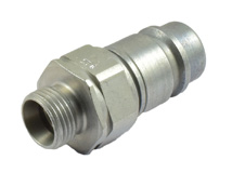 Rückansicht Steckkupplung Typ: HK-A / Stecker