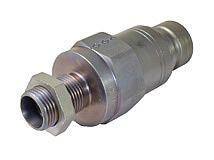 Rückansicht Steckkupplung Typ: HK-F / Stecker