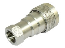 Rückansicht Edelstahl-Steckkupplungsmuffe ISO7241-B