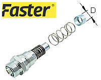 Ersatz Kupplungsmuffe Außengewinde