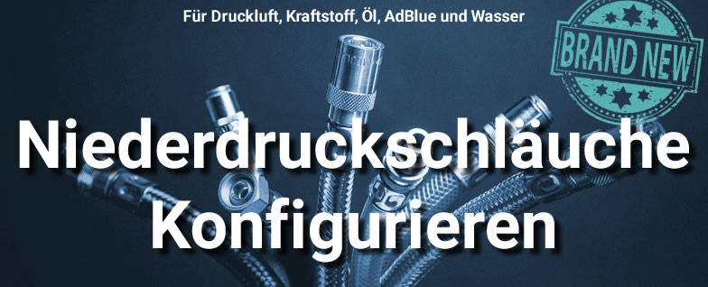 Niederdruckschlauch Konfigurator