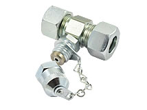 Anschluss in gerader Rohrversch Anschluss in gerader Rohrversch