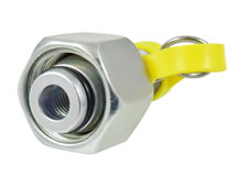 Messanschluss mit DKO-Stutzen mit Steckkupplung 