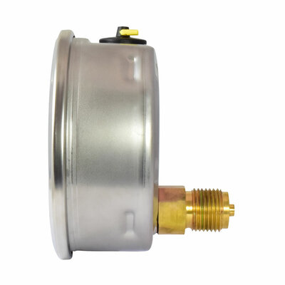 Glyzerinmanometer Ø 100mm, 0...400bar mit Befestigungsbügel