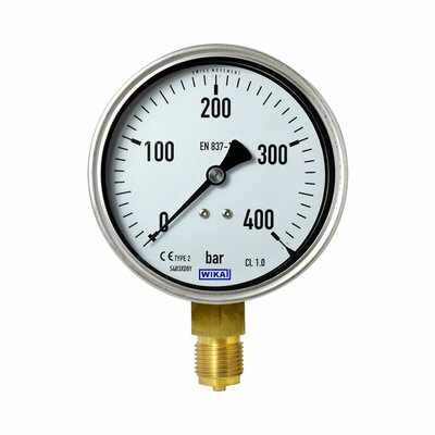 Manometer Ø 100 mm, 0...400bar