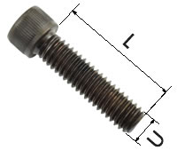 Zylinderschraube mit UNC-Gewinde