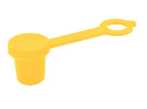 gelbe Schmiernippelkappe 