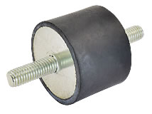 Gummi-Metall-Puffer, Ausführung A