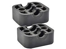 Rohrschelle, schwarz, Polyamid, Größe 1-5