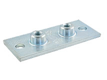 Anschweißplatten lang, für Rohrschelle, Serie A, leichte Baureihe