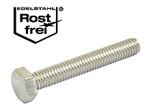 Edelstahl-Sechskant-Schrauben für Schellen