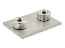  Anschweißplatte, kurz, Edelstahl