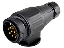 Stecker aus Kunststoff, 13-polig Stecker aus Kunststoff, 13-polig