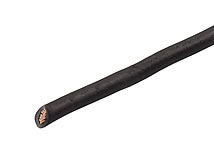 schwarze 1,5 mm² PVC-Aderleitung