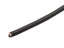 schwarze 2,5 mm² PVC-Aderleitung